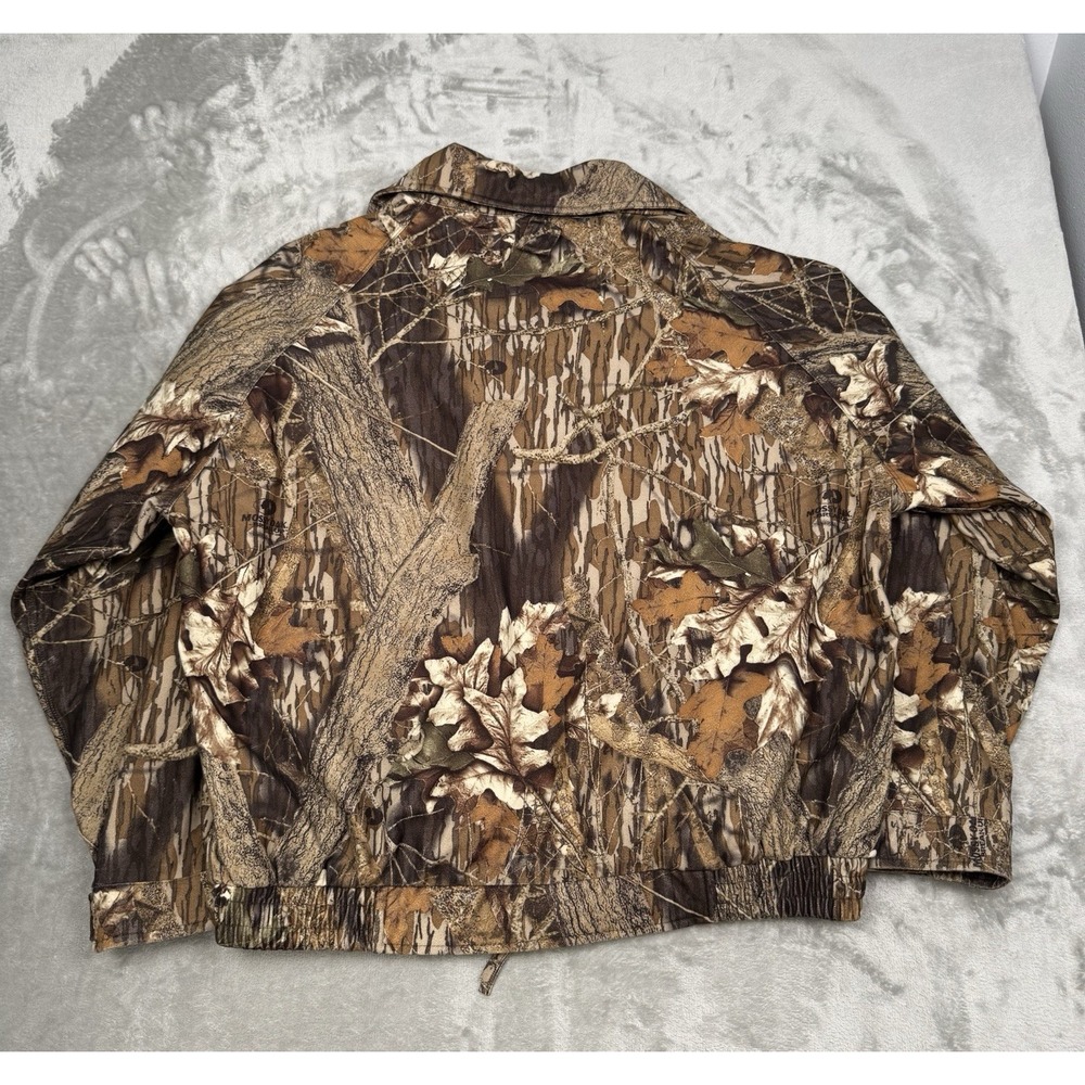 Gamehide Camo Hunting Jacket Mens XL Hush Hide Mossy Oak Break Up Coat Cargo - Picture 5 of 7